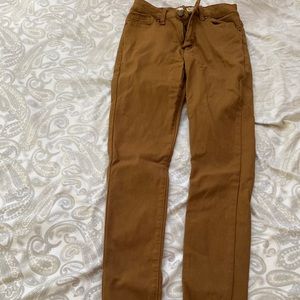 brown jeans